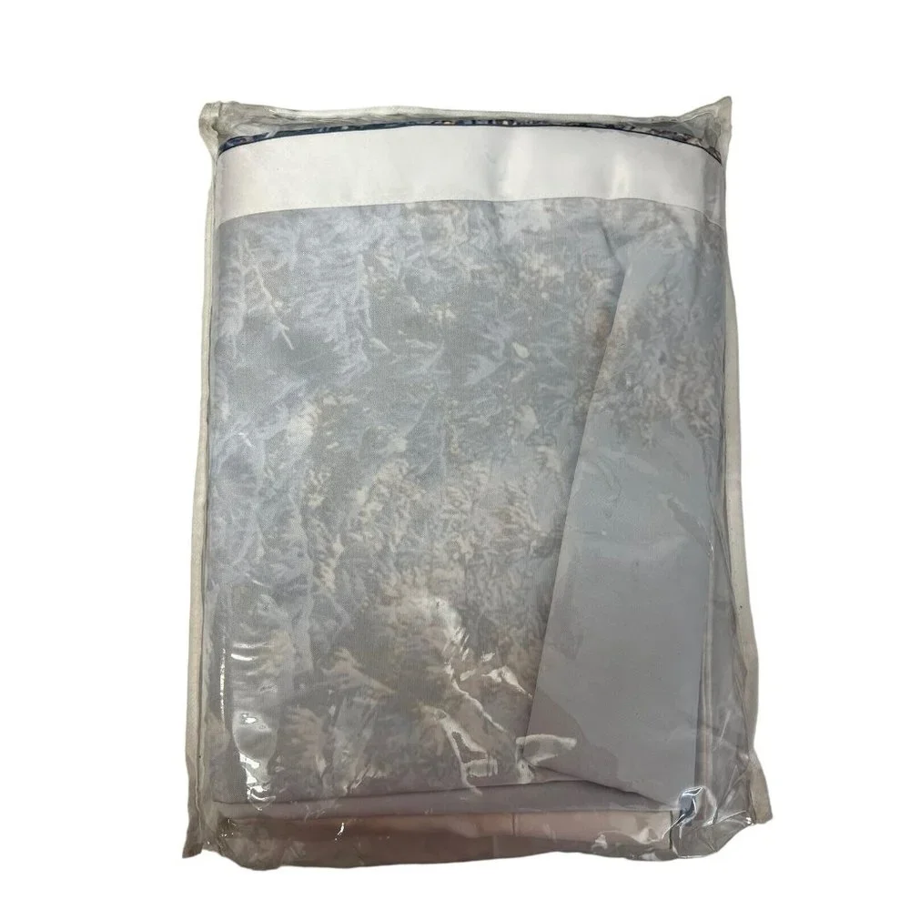 Nature Shower Curtain Early Evening Winter Landscape of Dramatic Surreal Sky 70